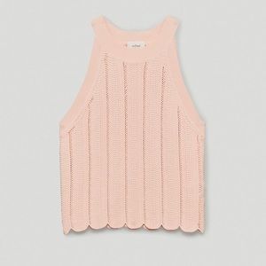 Aritzia - Medium Wilfred Halter in Soft Pink Blush
